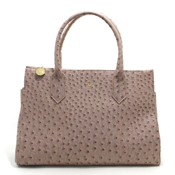 GUNAS New York Koko Vegan Ostrich Satchel - Picture 1 of 2